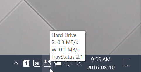 TrayStatus Icons in the System Tray